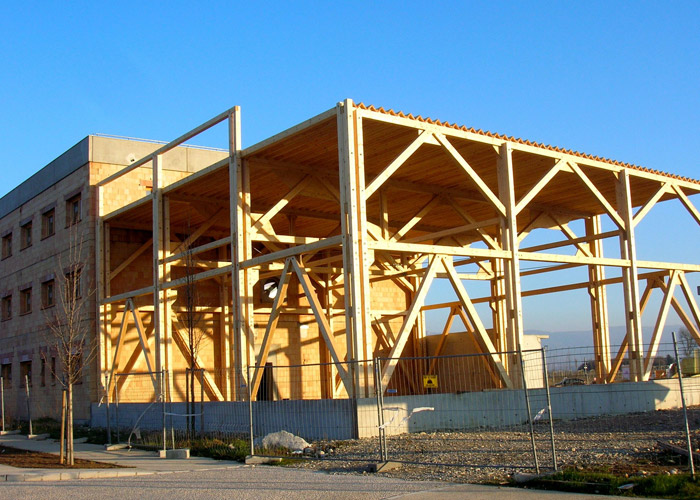 capannoni industriali in legno